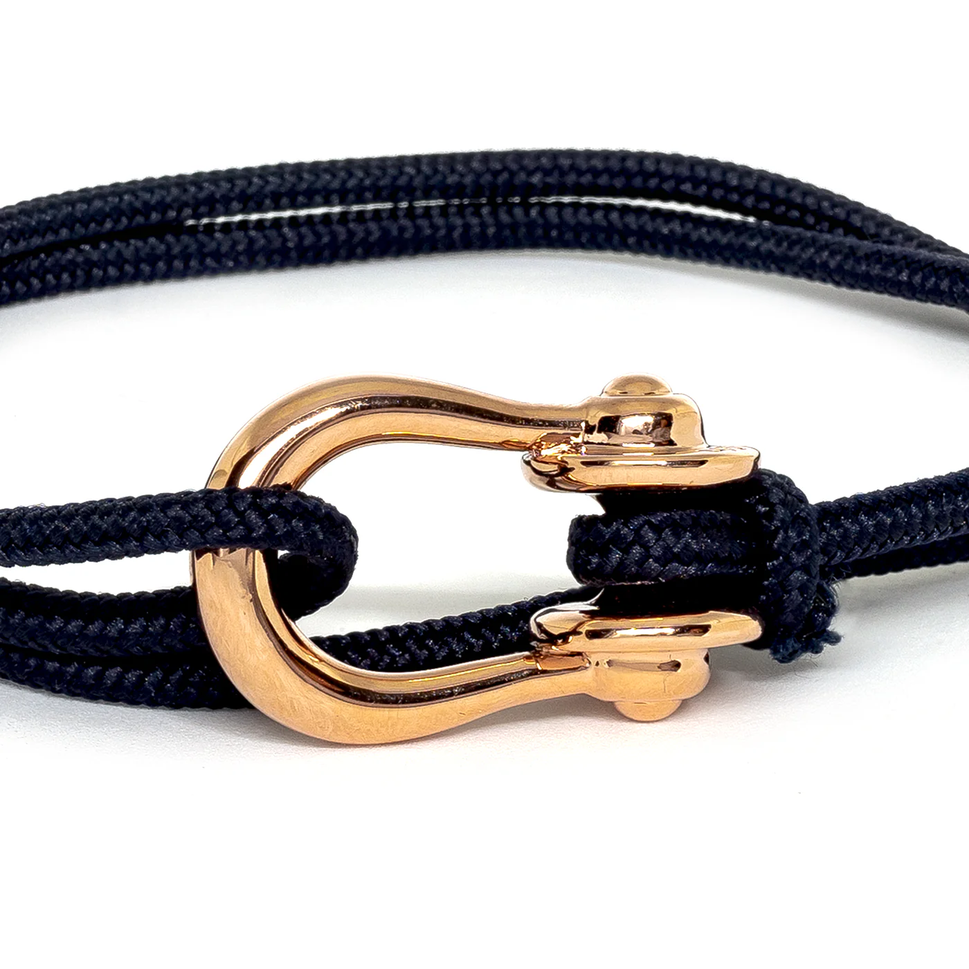 Kalymnos / Navy Solid / Rose Gold