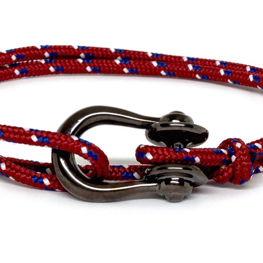 Kalymnos / Red Patterned / Chrome Black
