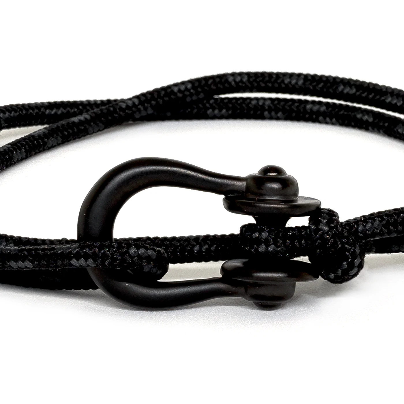 Kalymnos / Black Patterned / Matte Black