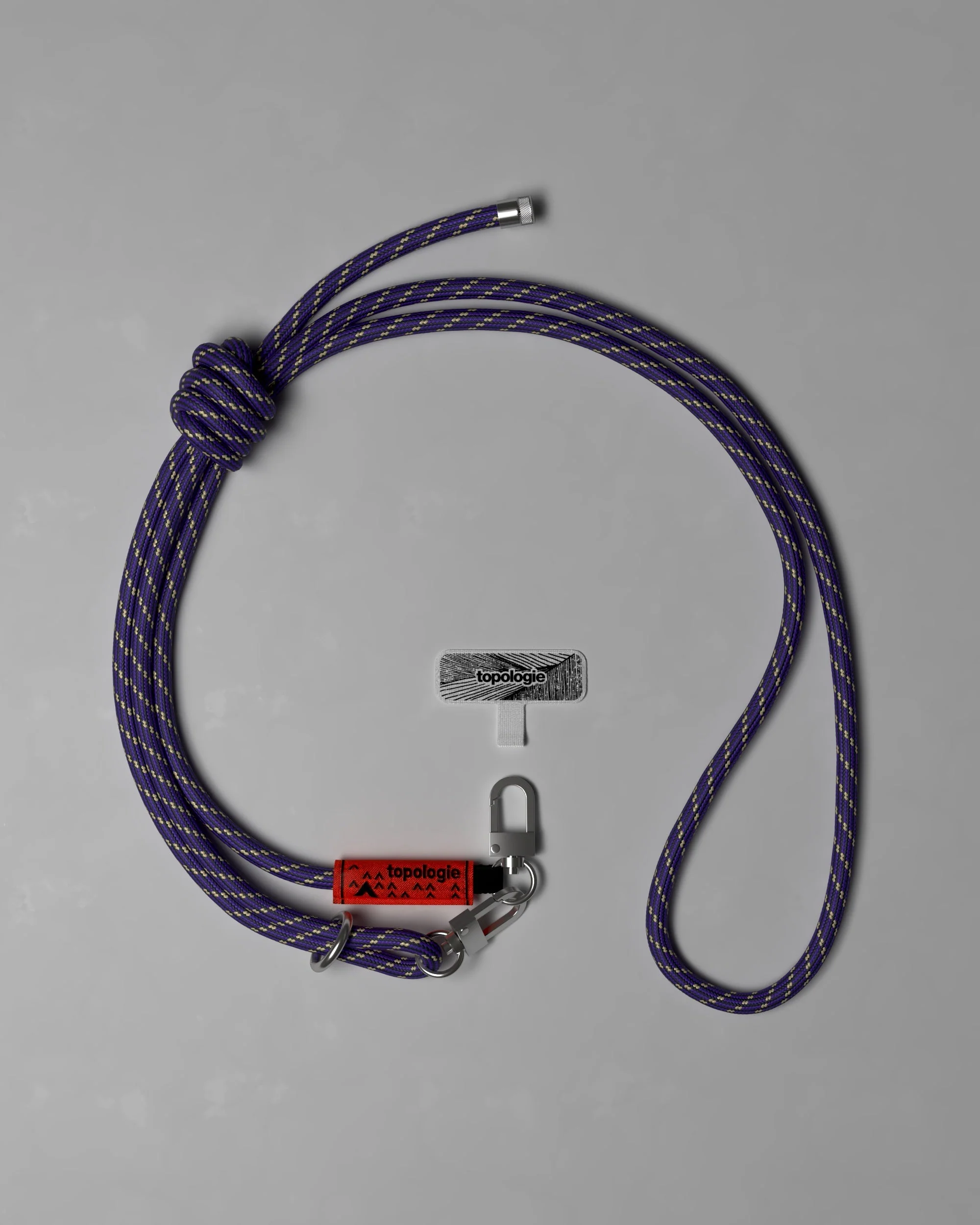 1126-phone-strap-adapter-8-0mm-rope-black-purple-2.webp Phone Strap Adapter / 8.0mm Rope / Black Purple