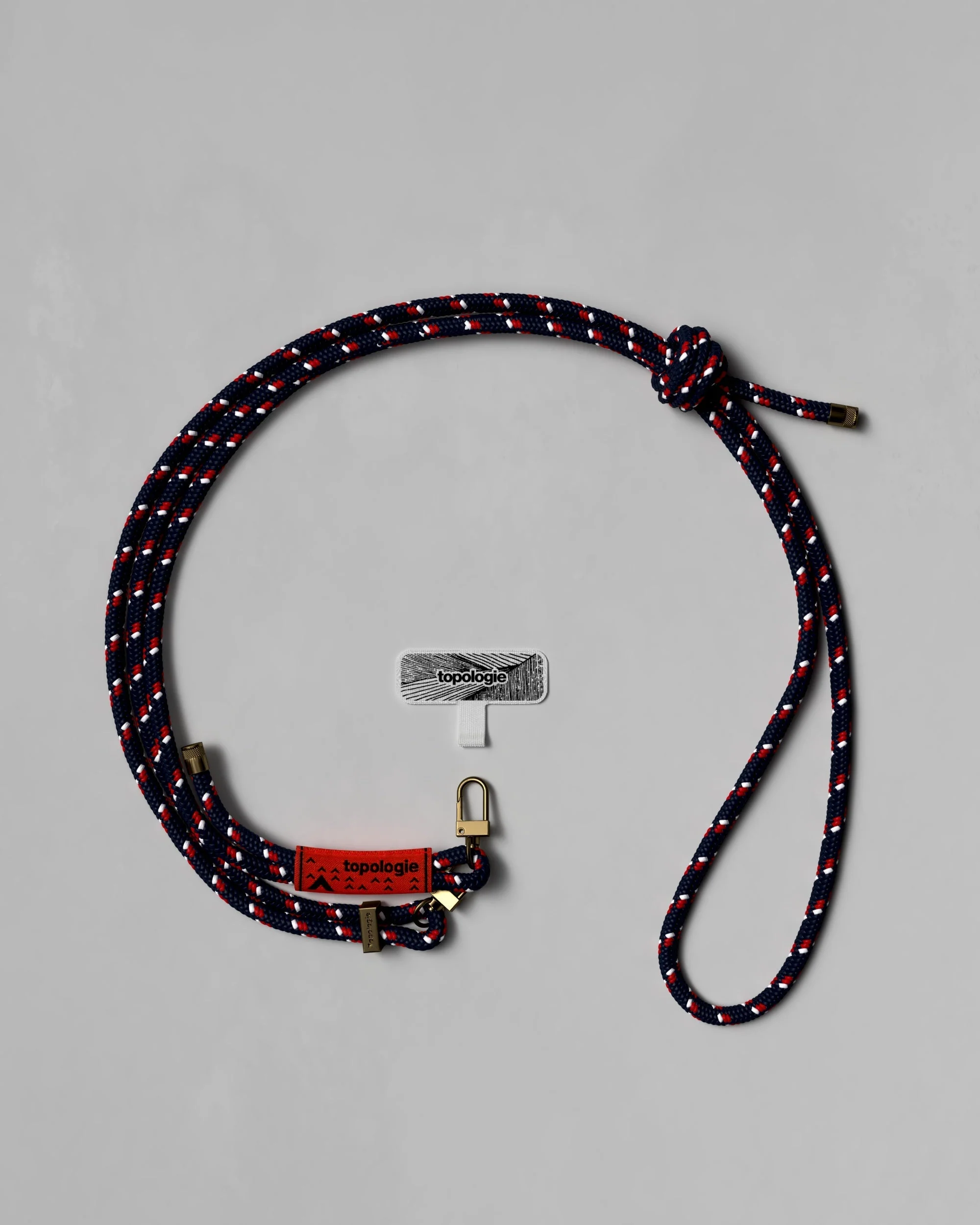 1145-phone-strap-adapter-6-0mm-rope-navy-patterned-2.webp Phone Strap Adapter / 6.0mm Rope / Navy Patterned