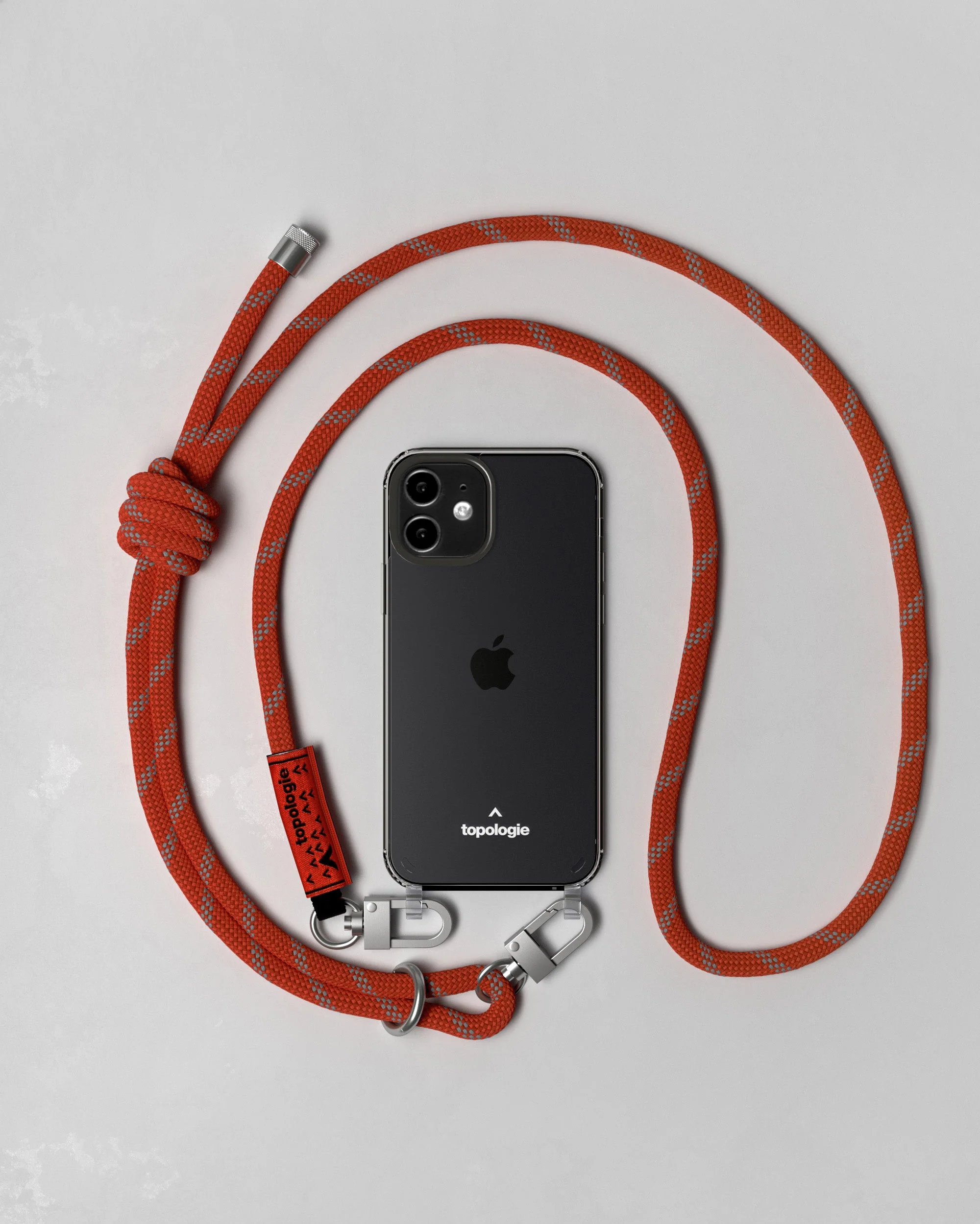 Verdon Phone Case / Clear / 8.0mm Rope / Oxide Reflective