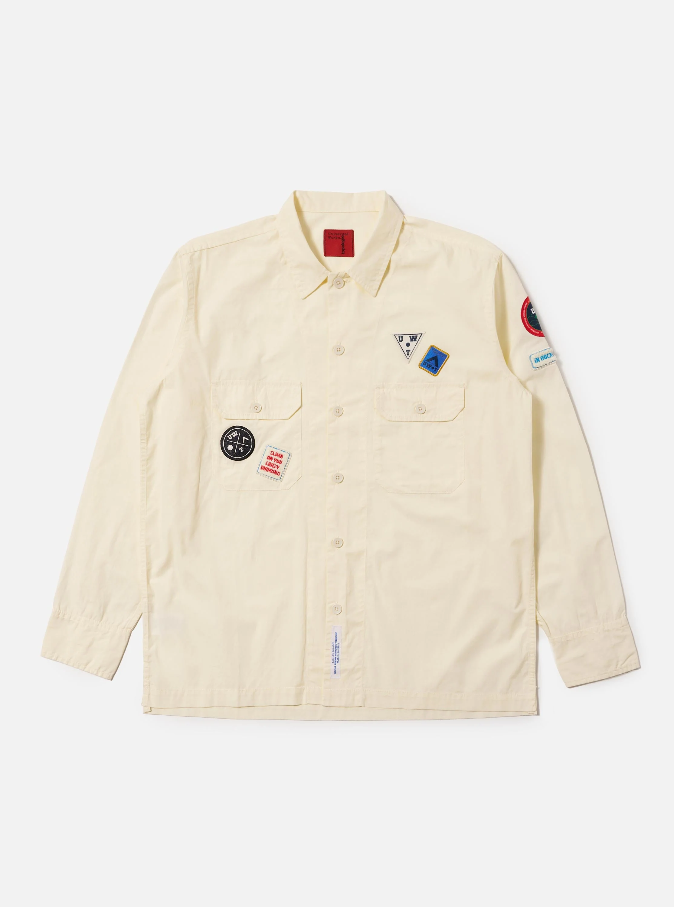 972-topologie-x-universal-works-utility-shirt-ecru-1.webp Topologie X Universal Works Utility Shirt / Ecru